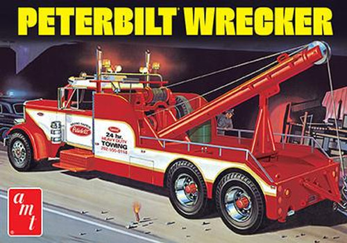 AMT1133 1/25 AMT Peterbuilt 359 Wrecker Truck Model Kit - 1133  MMD Squadron