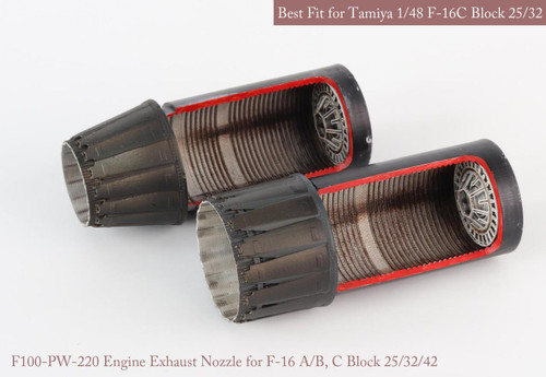 特売 C/D F-16 Models KA 1/48 Block AFTER & NOZZLE EXHAUST P&W 52 メンズウェア