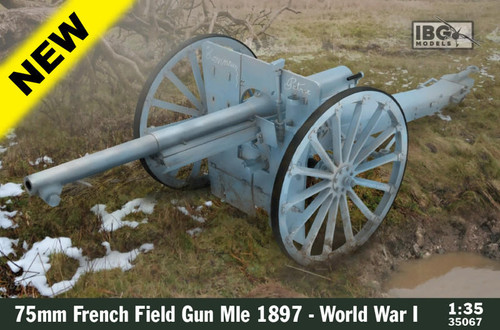 IBG35067 1/35 IBG 75mm French Field Gun Mle 1897 - World War I -   MMD Squadron