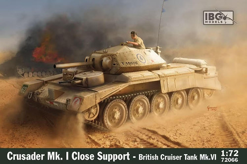 IBG72066 1/72 IBG Crusader Mk.I CS - British Close Support Tank MMD Squadron IBG72066 1/72 IBG Crusader Mk.I CS - British Close Support Tank MMD Squadron