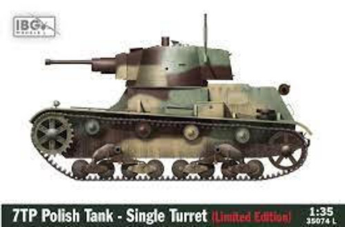 IBG35074L 1/35 IBG Models 7TP Polish Tank  Single Turret LIMITED EDITION  MMD Squadron