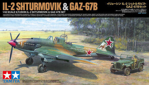 TAM25212 1/48 Tamiya IL-2 Shturmovik & GAZ-67B - PREORDER  MMD Squadron