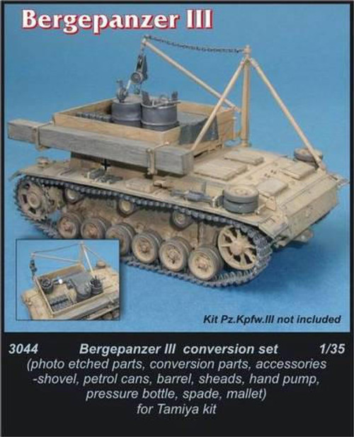 CMK-129-3044 1/35 CMK Bergepanzer III - conversion set for TAM  129-3044 MMD Squadron