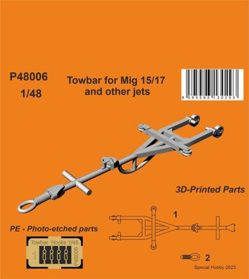 CMK-129-P48006 1/48 CMK Towbar for Mig 15/17 and other jets 129-P48006 MMD Squadron