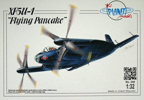 CMK-129-PLT248 1/32 Planet Models XF5U-1 Flying Pancake  129-PLT248 MMD Squadron