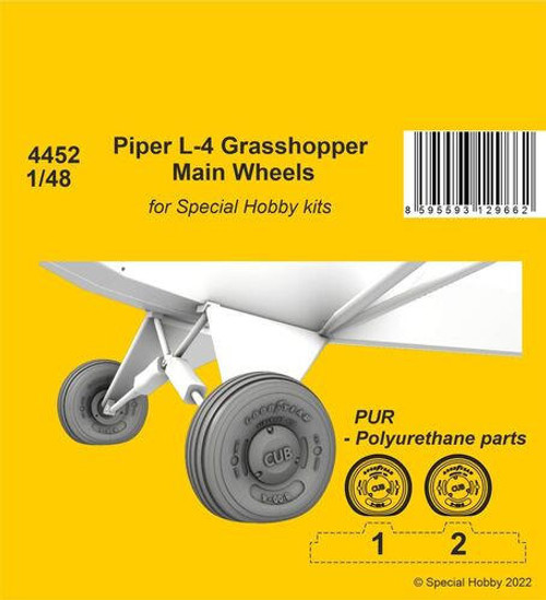 CMK-129-4452 1/48 CMK L-4 Grasshopper Main Wheels  129-4452 MMD Squadron