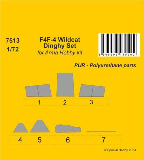 CMK-129-7513 1/72 CMK F4F-4 Wildcat Dinghy  / for Arma Hobby kit 129-7513 MMD Squadron