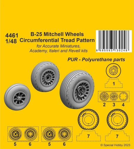 1/48 CMK B-25 Mitchell Wheels/ Cross Tread Pattern - Squadron.com