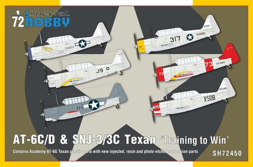 CMK-100-SH72450 1/72 Special Hobby AT6C/D & SNJ3/3C Texan Training to Win  100-SH72450 MMD Squadron