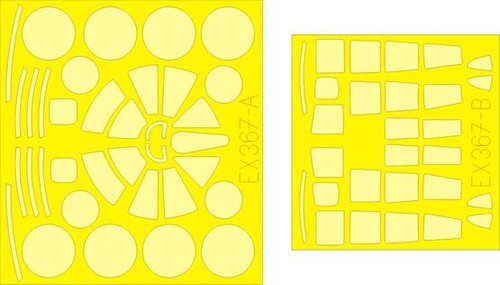 EDUEX367 1/48 Eduard Mask B-29 for Monogram/Revell EX367 MMD Squadron