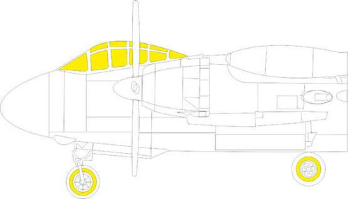 EDUCX637 1/72 Eduard Mask AJ-1 for Roden CX637 MMD Squadron