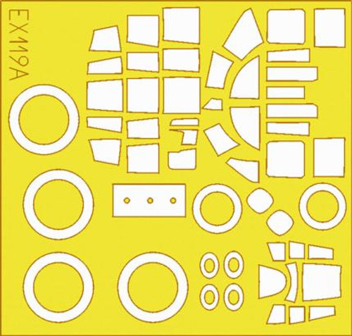 EDUEX119 1/48 Eduard Mask B-25J for Revell/Monogram EX119 MMD Squadron