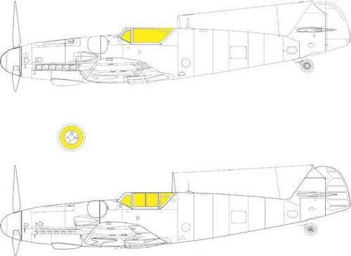 EDUJX292 1/35 Eduard Mask Bf 109G-6 TFace for Border Model JX292 MMD Squadron