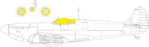 EDUJX309 1/32 Eduard Mask Spitfire Mk.I for Kotare JX309 MMD Squadron