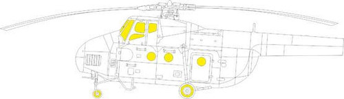 EDUEX960 1/48 Eduard Mask Mi-4A for Trumpeter EX960 MMD Squadron