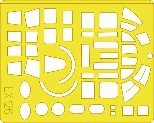 EDUEX126 1/48 Eduard Mask B-25G for Accurate Miniatures EX126 MMD Squadron