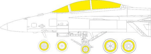 EDUEX854 1/48 Eduard Mask EA-18G for Hobby Boss EX854 MMD Squadron