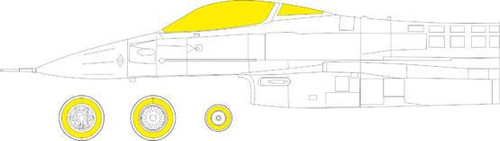 EDUEX930 1/48 Eduard Mask F-16A MLU TFace for Kinetic EX930 MMD Squadron