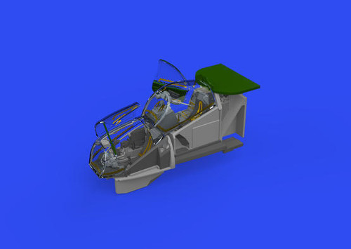 EDU648838 1/48 Eduard Brassin Mi-24V cockpit black (Mi-35) Print & Space for Eduard/Zvezda 648838 MMD Squadron