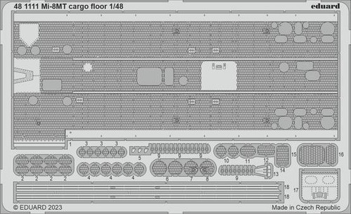 EDU481111 1/48 Eduard Mi-8MT cargo floor for Trumpeter 481111 MMD Squadron