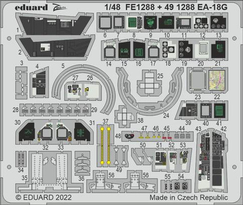 EDU491288 1/48 Eduard EA-18G for Meng 491288 MMD Squadron