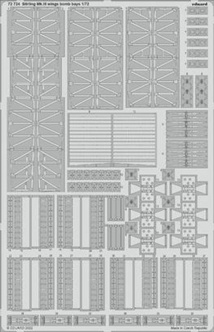 EDU72724 1/72 Eduard Stirling Mk.III wings bomb bays for Italeri 72724 MMD Squadron