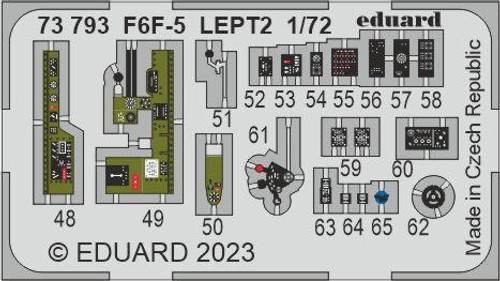 EDU73793 1/72 Eduard F6F-5 for Eduard 73793 MMD Squadron