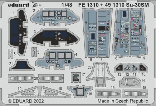EDU491310 1/48 Eduard Su-30SM for Great Wall Hobby 491310 MMD Squadron