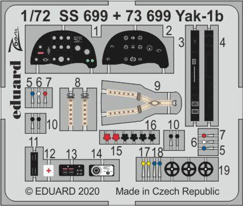 EDU73699 1/72 Eduard Yak-1b for Arma Hobby 73699 MMD Squadron