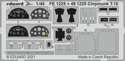 EDUFE1225 1/48 Eduard Chipmunk T.10 for Airfix FE1225 MMD Squadron