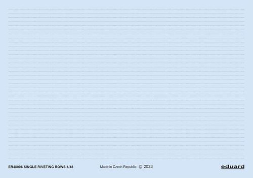 EDUER48006 1/48 Eduard Single riveting rows  ER48006 MMD Squadron