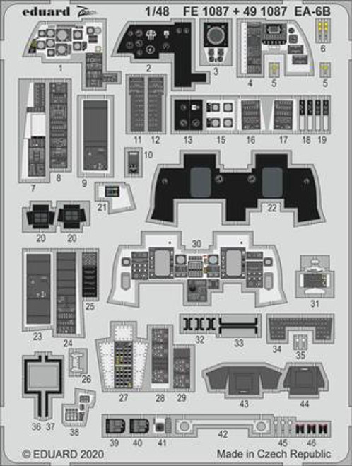 EDUFE1087 1/48 Eduard EA-6B for Kinetic FE1087 MMD Squadron