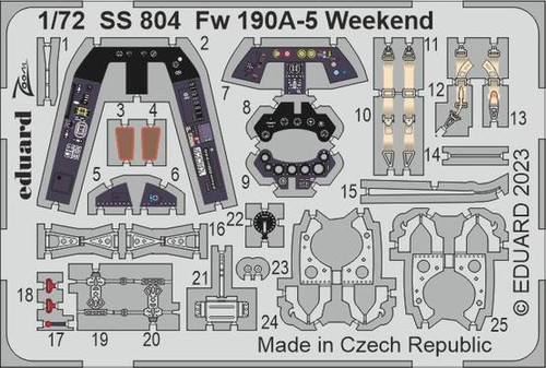 EDUSS804 1/72 Eduard Fw 190A-5 Weekend for Eduard SS804 MMD Squadron