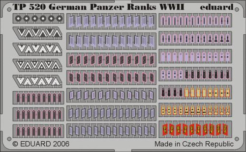 EDUTP520 1/35 Eduard German Panzer Ranks WWII TP520 MMD Squadron