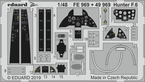 EDUFE969 1/48 Eduard Hunter F.6 for Airfix FE969 MMD Squadron