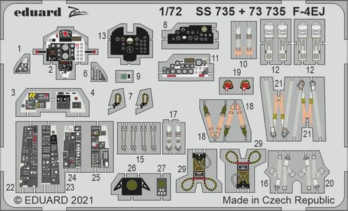 EDUSS735 1/72 Eduard F-4EJ for Fine Molds SS735 MMD Squadron