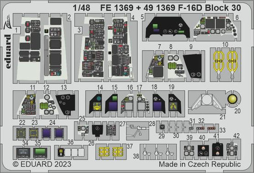 1/48 Kinetic F-16D Block 30/40/50 USAF Plastic Model Kit