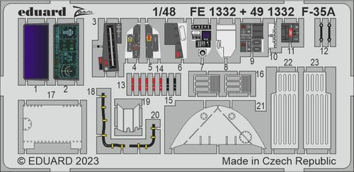 EDUFE1332 1/48 Eduard F-35A - Tamiya FE1332 MMD Squadron