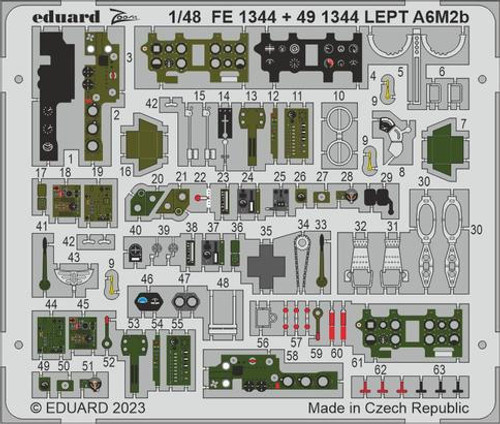 EDUFE1344 1/48 Eduard A6M2b - Academy FE1344 MMD Squadron