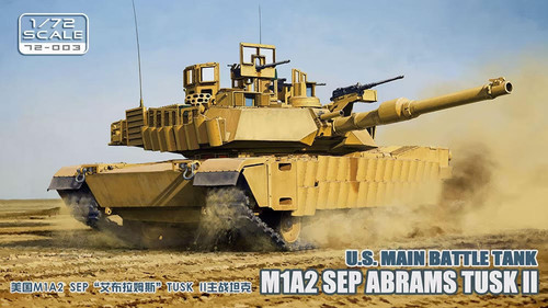 MEN72003 1/24 Meng M1A2 SEP Abrams Tusk II Tank  MMD Squadron