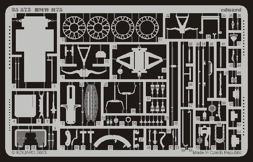 EDU35572 1/35 Eduard BMW R75 for TAM 35572 MMD Squadron