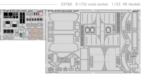 EDU32780 1/32 Eduard B-17G Waist Section for HKM (Pre-Painted) 32780 MMD Squadron