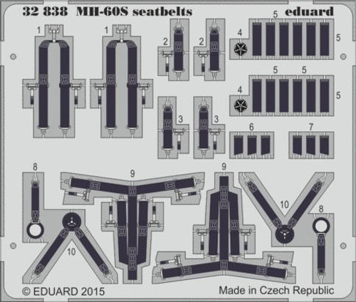 EDU32838 1/32 Eduard Seatbelts MH60S for ACY (Pre-Painted) 32838 MMD Squadron