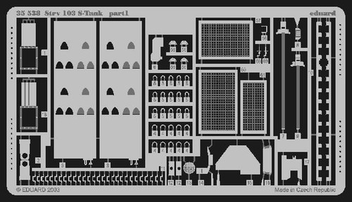 EDU35538 1/35 Eduard Strv 103 S-Tank for TRP 35538 MMD Squadron