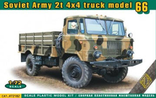 ACE72182 1/72 ACE Models Soviet All-Road Military truck GAZ-66 72182 MMD Squadron