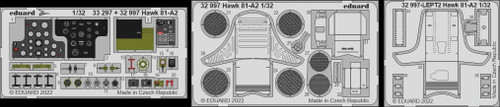 EDU32997 1/32 Eduard Hawk 81A2 Seats & Instrument Panel for LNR (Pre-Painted) 32997 MMD Squadron