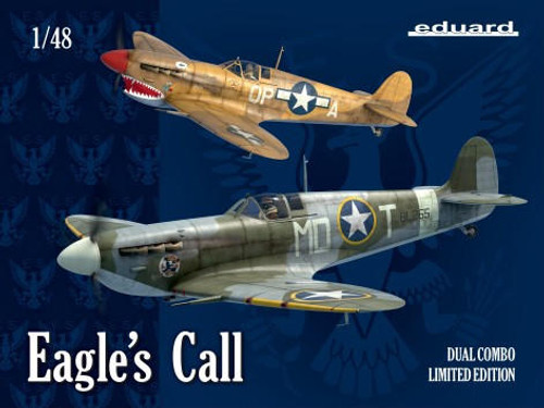 EDU11149 1/48 Eduard Eagle's Call: WWII Spitfire Mk Vb/Vc RAF/USAAF Fighter Dual Combo (Plastic Kit) 11149 MMD Squadron