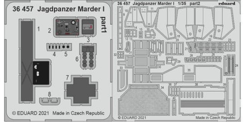 EDU36457 1/35 Eduard Jagdpanzer Marder I for TAM (Pre-Painted) 36457 MMD Squadron