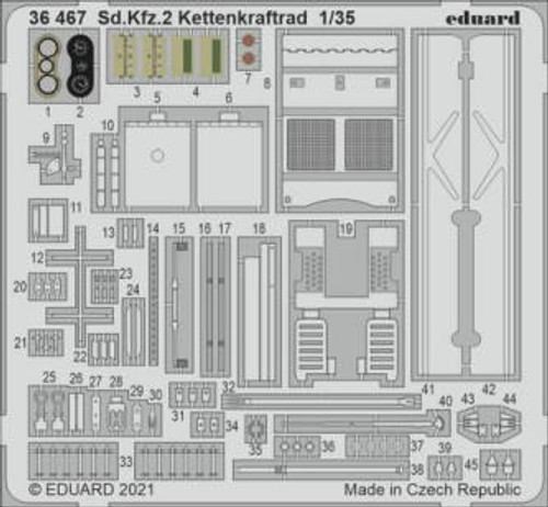 EDU36467 1/35 Eduard SdKfz 2 Kettenkraftrad for TAM 36467 MMD Squadron