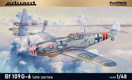EDU82111 1/48 Bf109G6 Late Series Fighter (Profi-Pack Plastic Kit) 82111 MMD Squadron